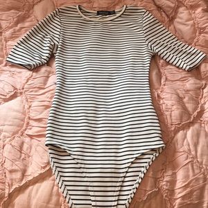 Ribbed Short Sleeve bodysuit